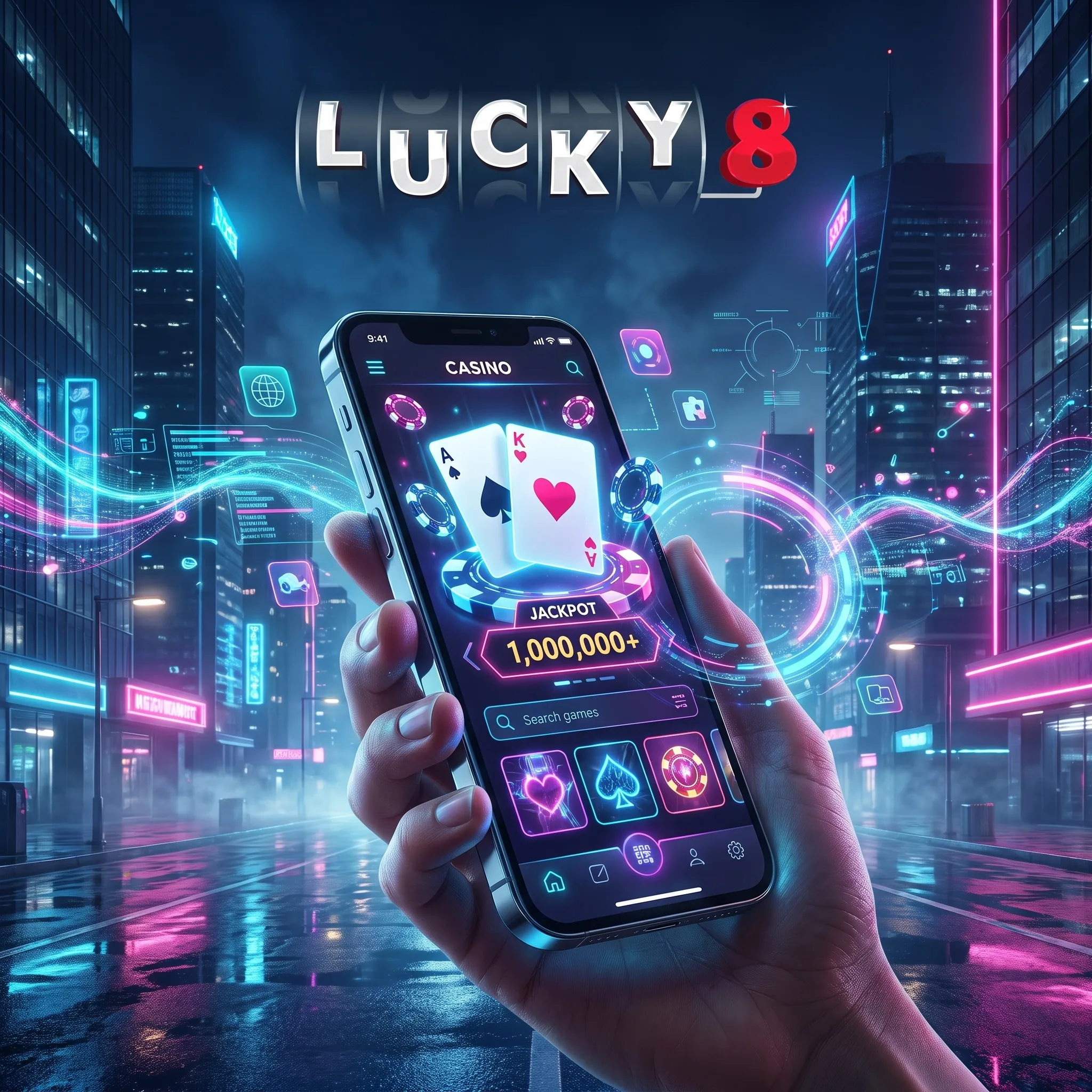Application mobile Lucky8